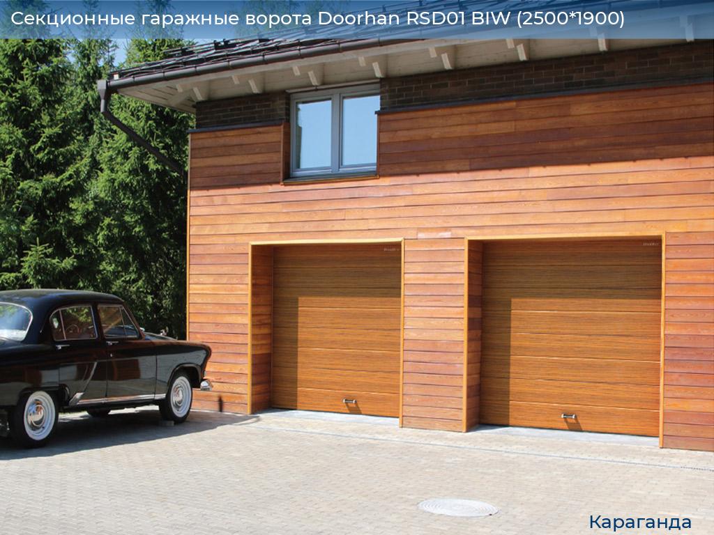 Секционные гаражные ворота Doorhan RSD01 BIW (2500*1900), karaganda.doorhan.ru