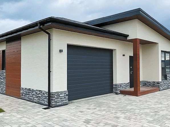 Секционные ворота 2500х2200 мм антрацитовые DoorHan RSD02, karaganda.doorhan.ru